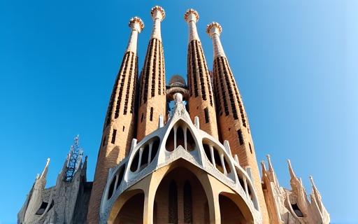 Imagen de la Sagrada Familia en Barcelona.